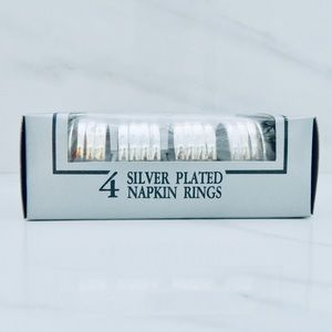Sealed Silver Plated Napkin Rings